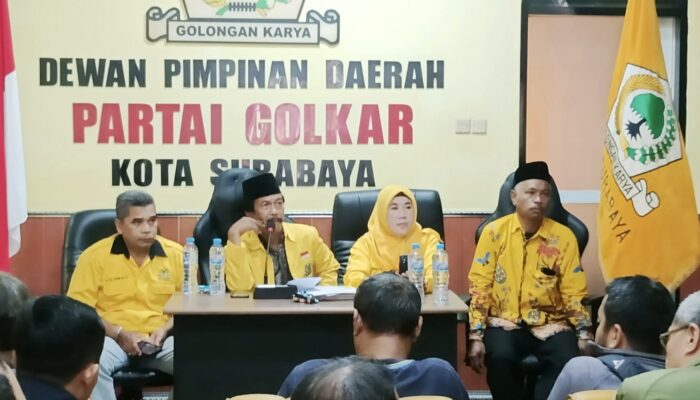 DPD Golkar Surabaya Gelar Musda 12 Agustus, Pendaftaran Calon Ketua Resmi Dibuka