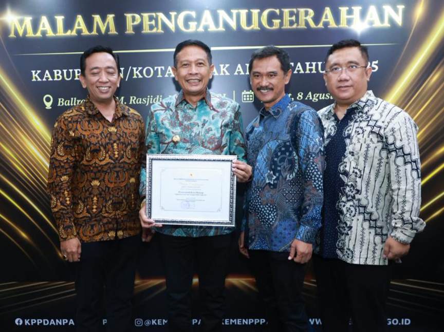 Empat Tahun Beruntun, Kota Malang Sabet Penghargaan Kota Layak Anak