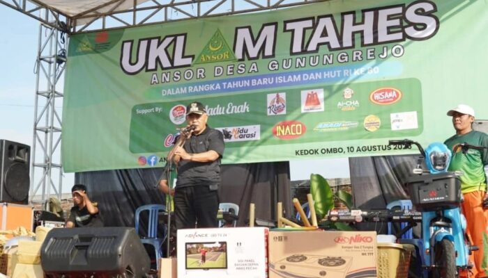 Bupati Malang Lepas ‘Uklam Tahes Ansor’, Ajak Warga Singosari Hidup Sehat dan Guyub