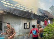 Korsleting Listrik Disusul Angin Kencang, Rumah di Pakis Malang Ludes Terbakar