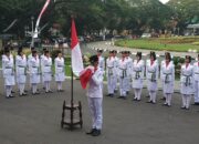 76 Calon Paskibraka Kota Malang Ikrarkan Sumpah Setia kepada NKRI di Balai Kota