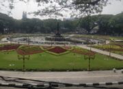 Pesona Alun-alun Tugu Malang, Indah Dipandang dari Balkon Gedung DPRD Kota Malang