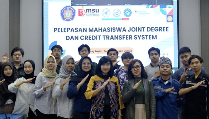 Polinema Lepas 22 Mahasiswa Joint Degree ke China, Malaysia dan Prancis: Wujudkan Internasionalisasi Pendidikan Vokasi