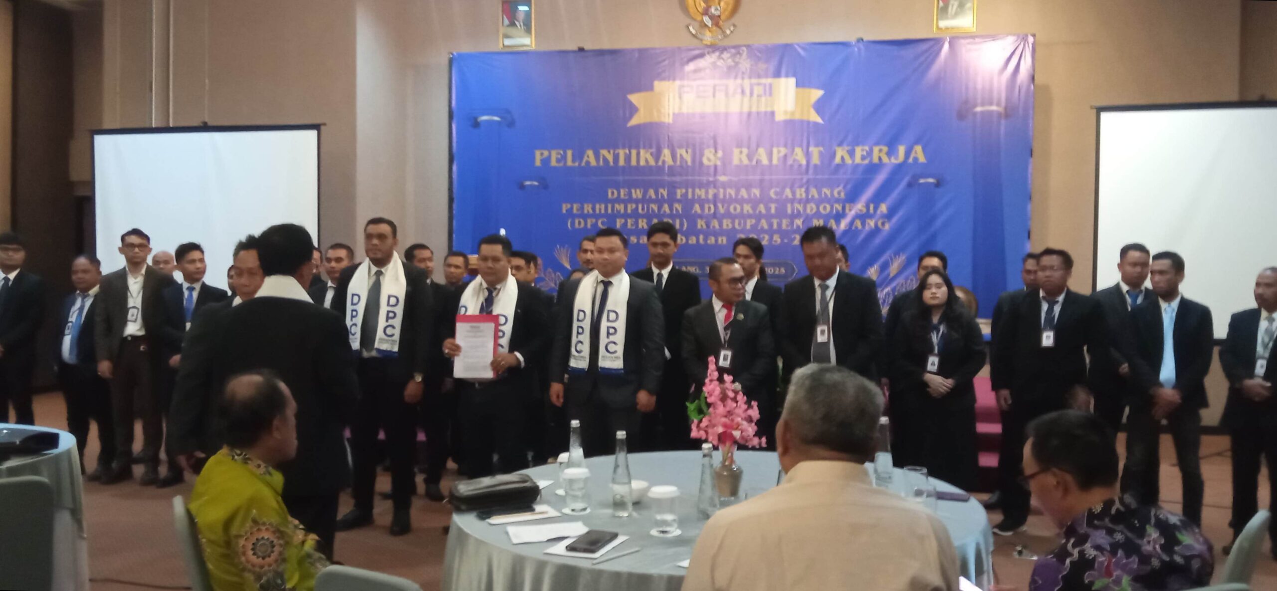 Pelantikan Pengurus DPC Peradi Kabupaten Malang Wujud Regenerasi Advokat yang Sehat