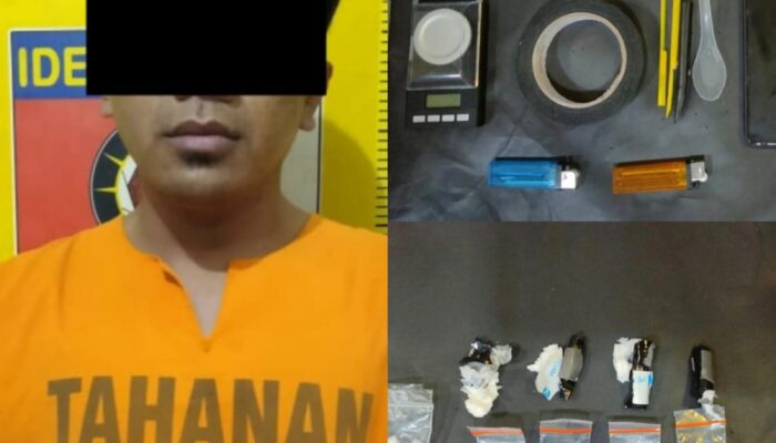 Gerebek Rumah Kontrakan di Turen Malang, Polisi Temukan 14,68 Gram Sabu