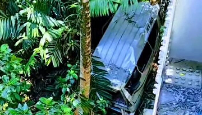 Hendak Hadiri Acara Lamaran, Minibus Rombongan Keluarga Terjun ke Sungai di Malang