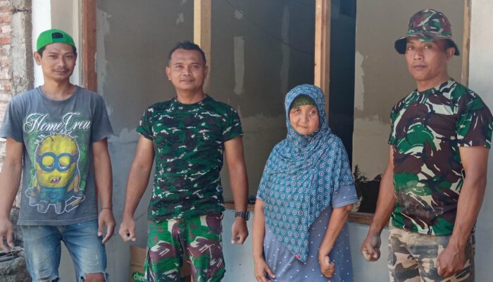 Koramil Kepanjen Malang Gelar Bedah Rumah, Wujud Nyata Kepedulian TNI untuk Warga