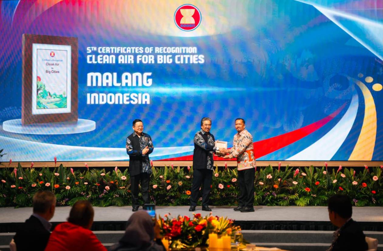 Kota Malang Sabet Penghargaan Clean Air di ASEAN ESC Award 2025