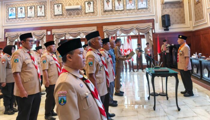 Wali Kota Malang Ungkap 11 Jurus Jaga Keamanan Kota Saat Melantik Pengurus Kwarcab Pramuka