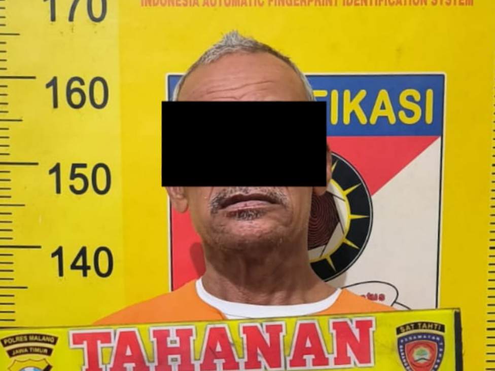 Polres Malang Tangkap Kakek 66 Tahun, Diduga Cabuli Bocah Tetangga