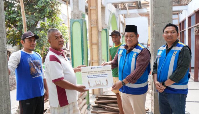 PT JGP Perkuat Peran Sosial dengan Bantuan Renovasi Masjid Sabilut Taqwa di Beji