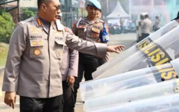 Latihan Sispam Mako, Polresta Malang Kota Siagakan Sniper hingga Rantis Pasca Demo Rusuh