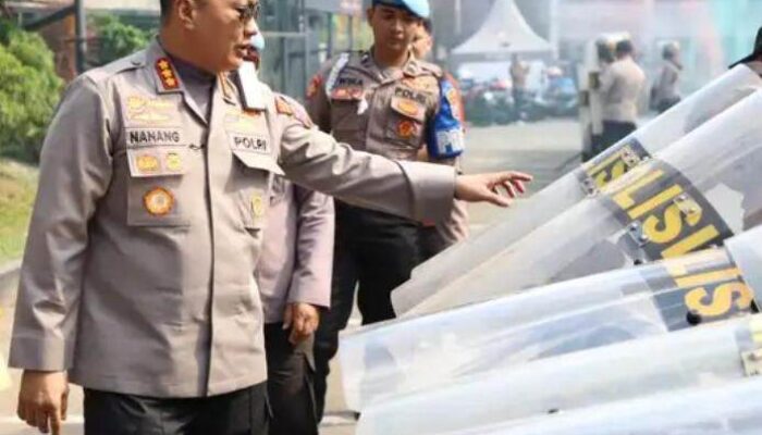 Latihan Sispam Mako, Polresta Malang Kota Siagakan Sniper hingga Rantis Pasca Demo Rusuh