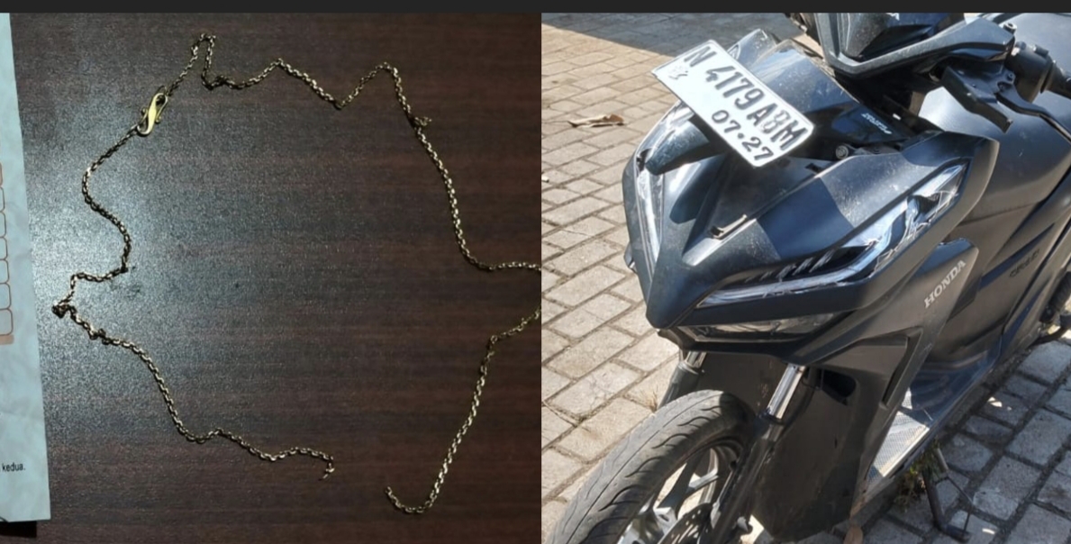 Aksi penjambretan menimpa seorang nenek berusia 85 tahun di Kecamatan Wonosari, Kabupaten Malang. Pelaku, pria berinisial M (55) asal Tajinan, berhasil ditangkap polisi bersama barang bukti kalung emas milik korban.