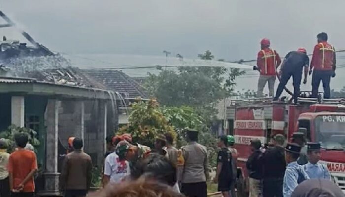 Rumah Warga Bululawang Ludes Terbakar, Ada Ledakan Gas Tiga Kali