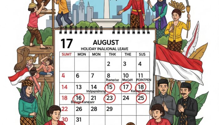 Pemerintah Tetapkan 17 Hari Libur Nasional dan 8 Cuti Bersama Tahun 2026