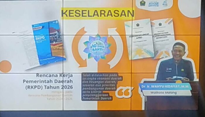 Wali Kota Malang Paparkan RKPD 2026, Tekankan Keselarasan Program Pembangunan