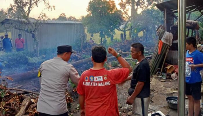 Polres Malang Bergerak Cepat, Warga Mangunrejo Tenang Pasca Puting Beliung