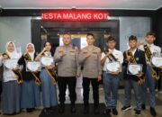 Enam Pelajar Malang Kota Dikukuhkan Jadi Duta Kamtibmas Jatim, Satu Sabet Juara II