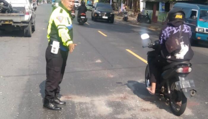 Truk Tabrak Motor di Sumberpucung, Pelajar SMK asal Kediri Luka di Kepala
