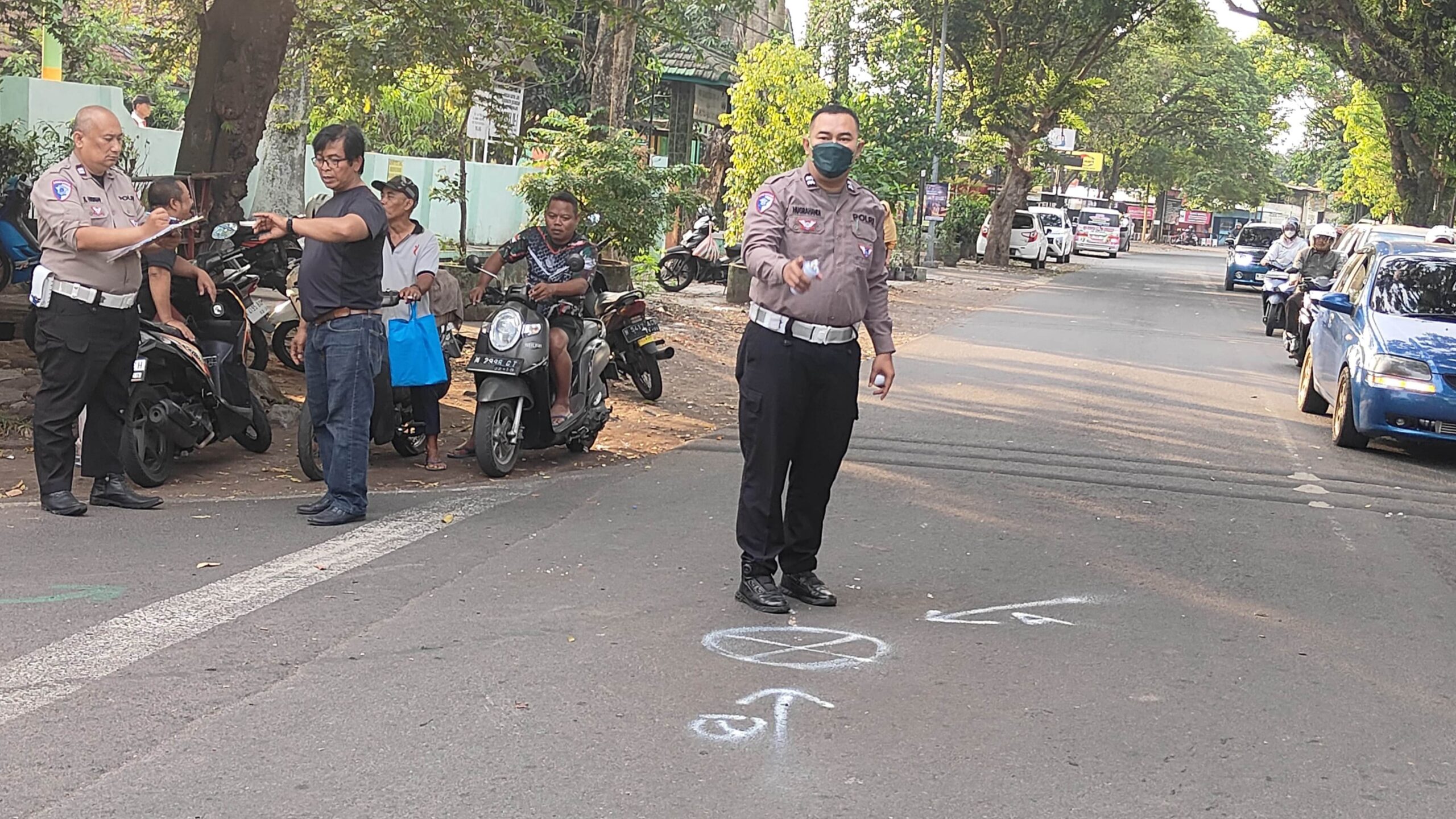 Polisi Beberkan Kronologi Kecelakaan di Bunulrejo, Pelajar SMP Tamanmadya Terluka