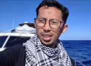 Aktivis kemanusiaan Muhammad Husein Gaza melaporkan perkembangan terbaru mengenai kondisi rombongan Global SUMUD Flotilla (GSF) yang sedang berlayar di Laut Mediterania. Dalam siaran langsung di kanal YouTube-nya.