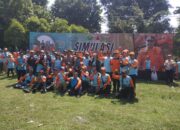 BPBD Kota Malang Kumpulkan Ratusan Warga Gelar Simulasi Penanggulangan Bencana