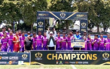 Massanda FC Angkat Trofi Piala Kapolres Malang 2025