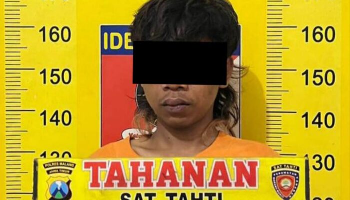 Pemuda Turen Ketahuan Warga Saat Coba Curi Motor di Kepanjen, Langsung Diciduk Polisi