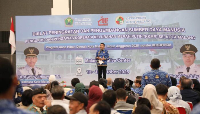 Wali Kota Malang Genjot Koperasi Merah Putih, Siapkan SDM Tangguh untuk Gerakkan Ekonomi Warga