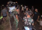 TNI dan Warga Percepat Pembangunan Infrastruktur Pertanian di Lokasi TMMD 126