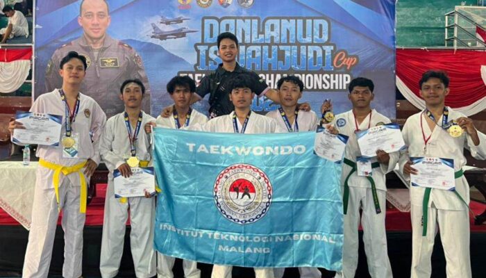 Bersaing dengan Atlet dari Seluruh Indonesia, Mahasiswa ITN Sukses di Kejuaraan Taekwondo Danlanud Iswahjudi Cup 2025