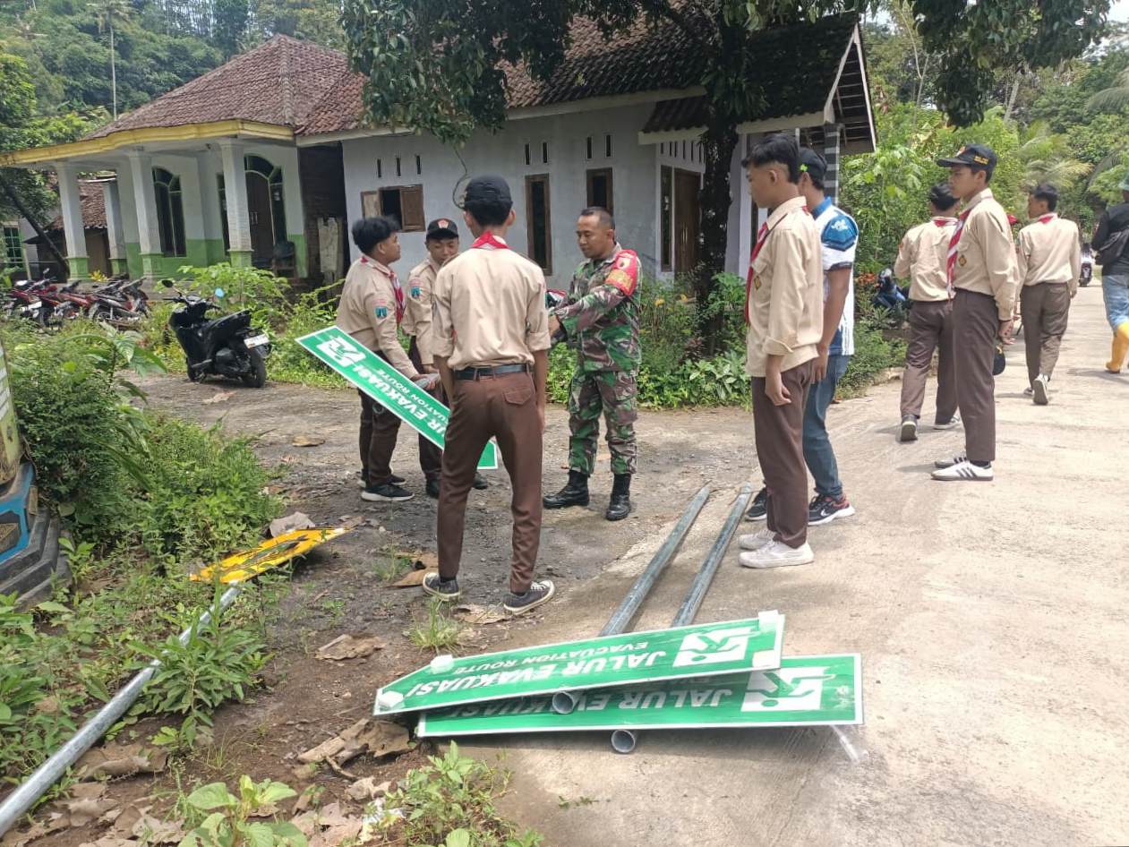 Warga Lebakharjo dan Pramuka Perkuat Kesiapsiagaan Bencana Bersama BPBD Kabupaten Malang