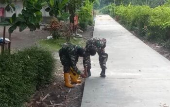 TMMD ke-126 Sukses Dorong Akses Pertanian, Pembangunan Jalan Rabat Beton Rampung Dikerjakan