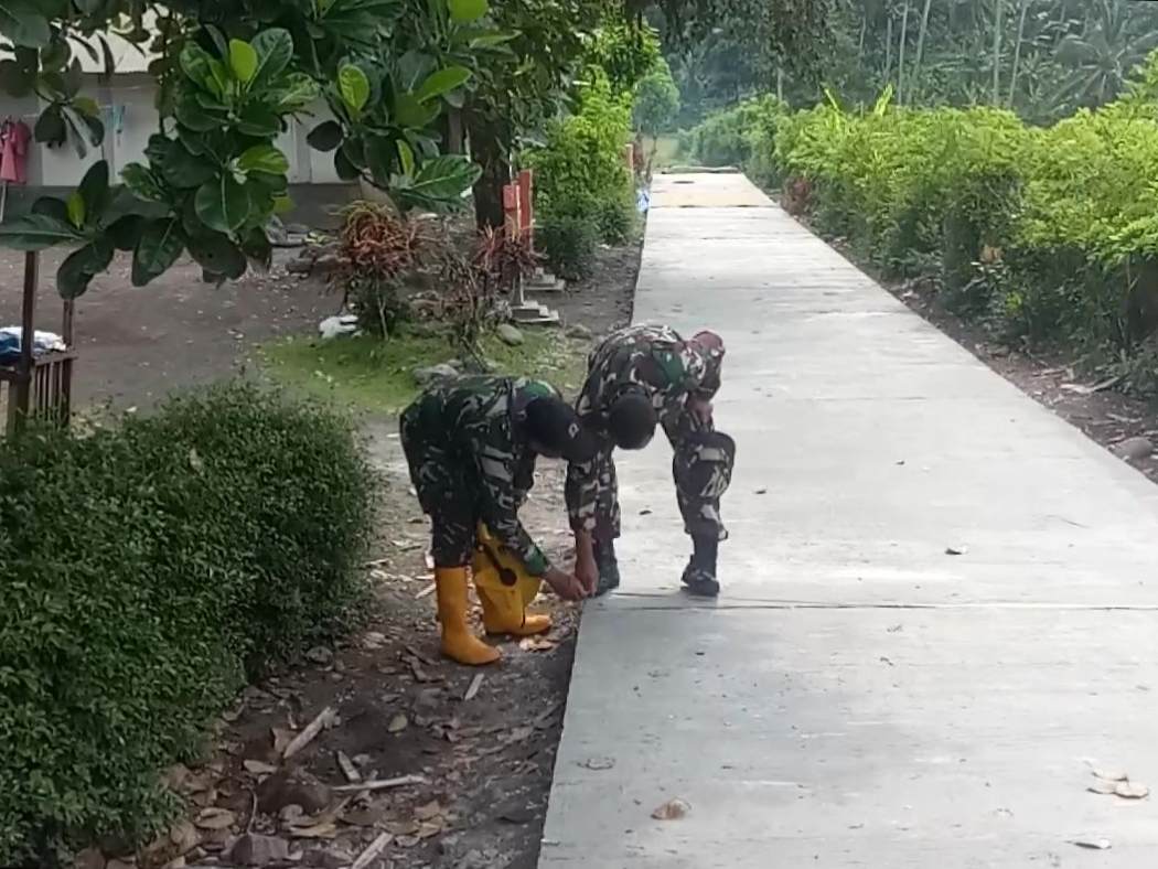 TMMD ke-126 Sukses Dorong Akses Pertanian, Pembangunan Jalan Rabat Beton Rampung Dikerjakan