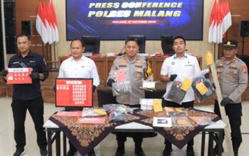 Polres Malang Gencar Berantas Narkoba, 14 Pengedar Digulung dalam Dua Bulan Operasi