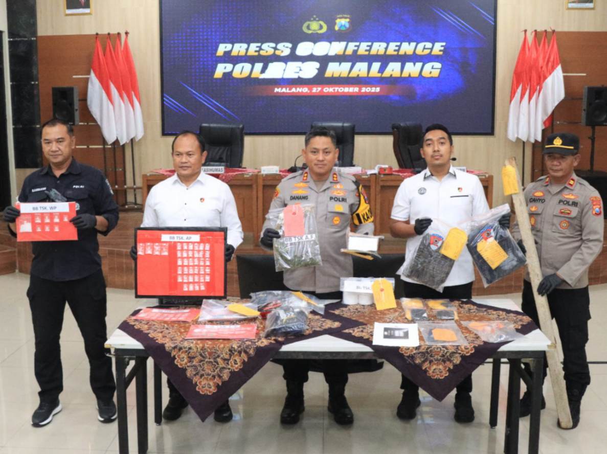 Polres Malang Gencar Berantas Narkoba, 14 Pengedar Digulung dalam Dua Bulan Operasi