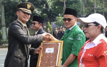 Semangat Sumpah Pemuda terasa begitu istimewa di Mapolres Malang, Selasa (28/10/2025).