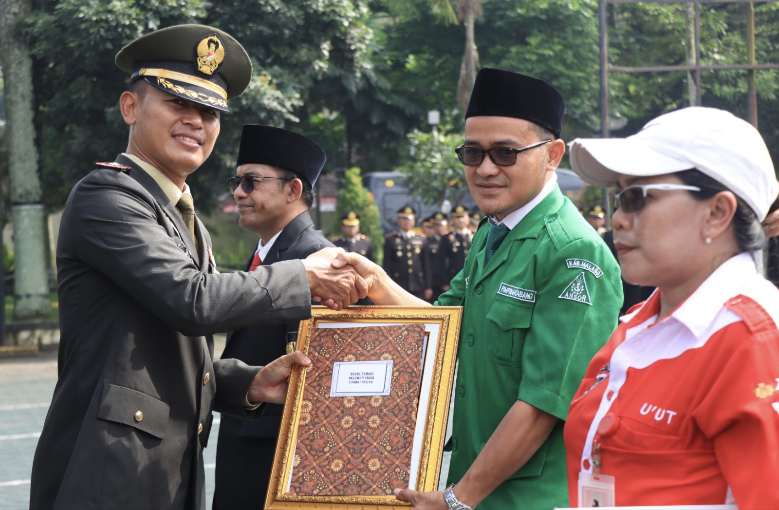 Semangat Sumpah Pemuda terasa begitu istimewa di Mapolres Malang, Selasa (28/10/2025).