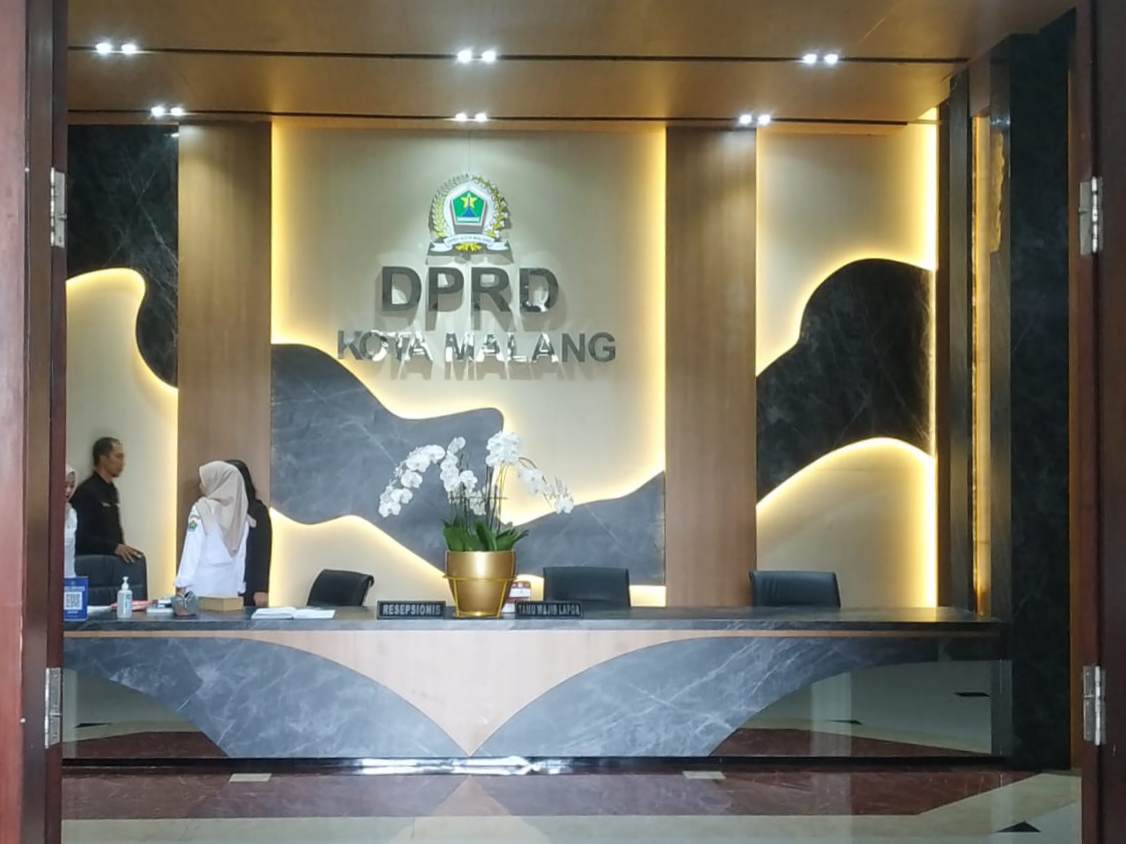 Wajah Baru Lobi Gedung DPRD Kota Malang, Ditata Ulang Lebih Modern dan Terbuka