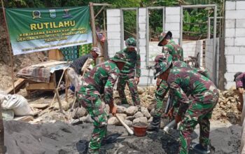 TMMD ke-126 Lebakharjo: TNI dan Baznas Renovasi Puluhan Rumah Tidak Layak Huni