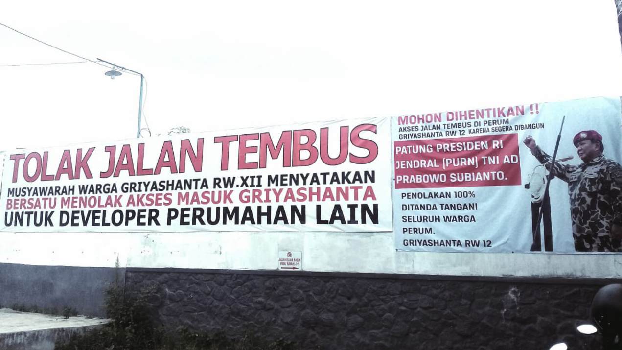 Warga Griyashanta Siapkan Gugatan Class Action Tolak Jalan Tembus ke Pemkot Malang