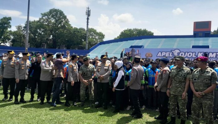 Apel Ojol Kamtibmas di Kota Malang, Kapolri Sigit: Keamanan Bukan Hanya Tugas Polisi