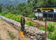 TMMD ke-126 Lebakharjo Rampungkan Pembangunan Bronjong Sukomaju