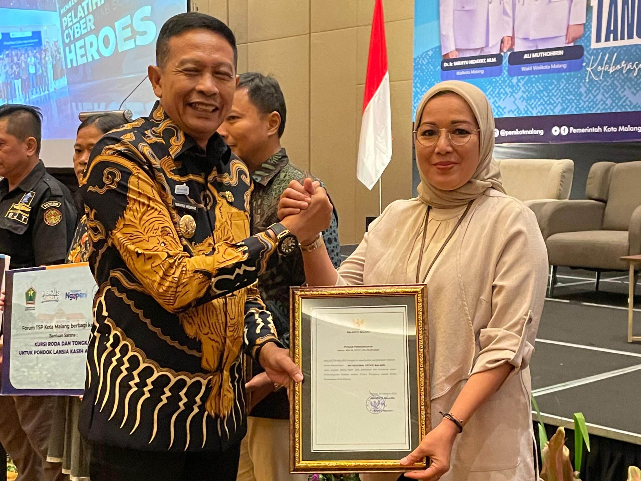 BRI Region 13 Malang Raih Penghargaan CSR Musrenbang TSP 2025 dari Pemkot Malang