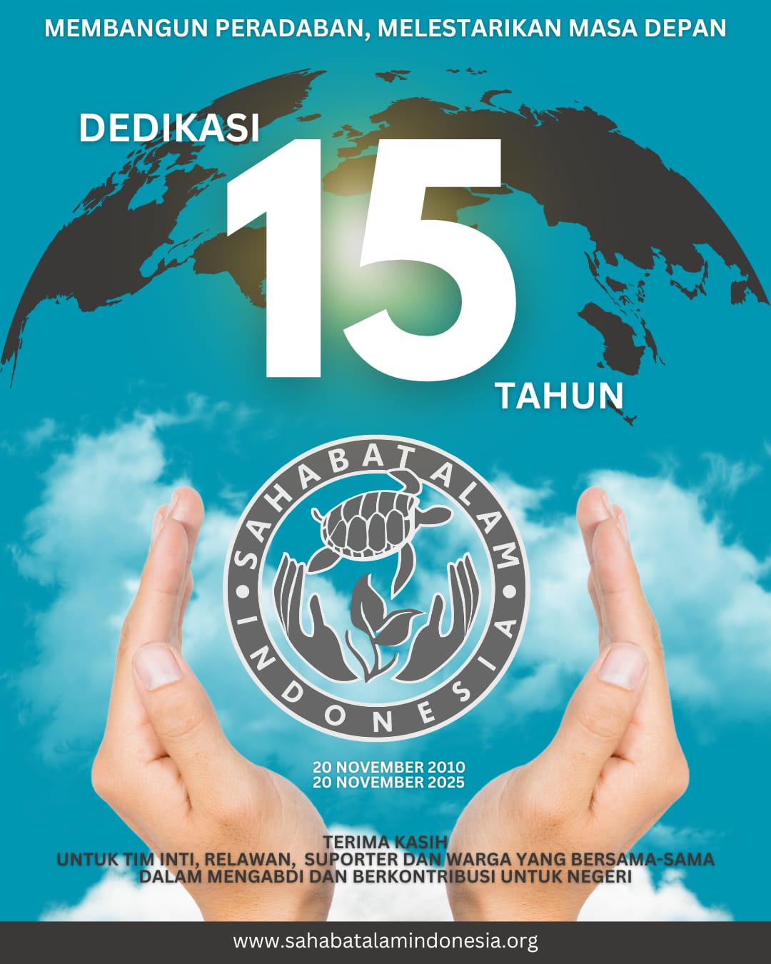 Genap 15 Tahun, Sahabat Alam Indonesia Mantapkan Perannya sebagai Motor Konservasi dan Ketahanan Sosial di Tanah Air