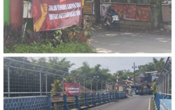 Banner Liar Dukungan Jalan Tembus Griyashanta Bertebaran di Kota Malang, Waspadai Isu Demo Tandingan
