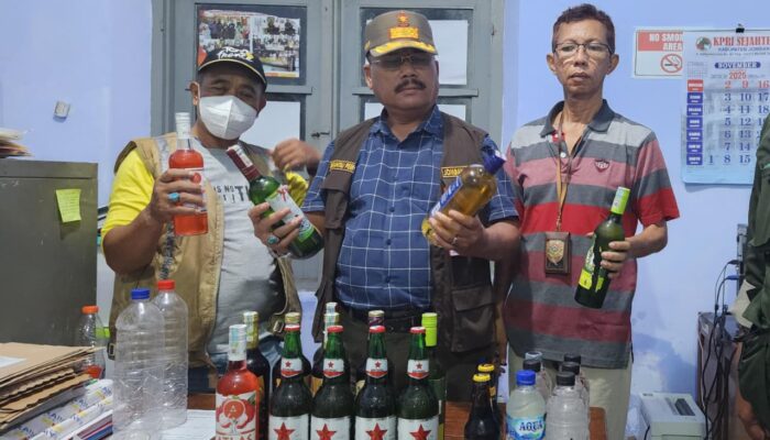 Satpol PP Jombang Gelar Operasi Penertiban Miras di Dua Kecamatan