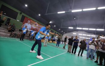 GOR Ganesha Hidup Lagi, 432 Pebulu Tangkis Ramaikan Wali Kota Batu Open 2025