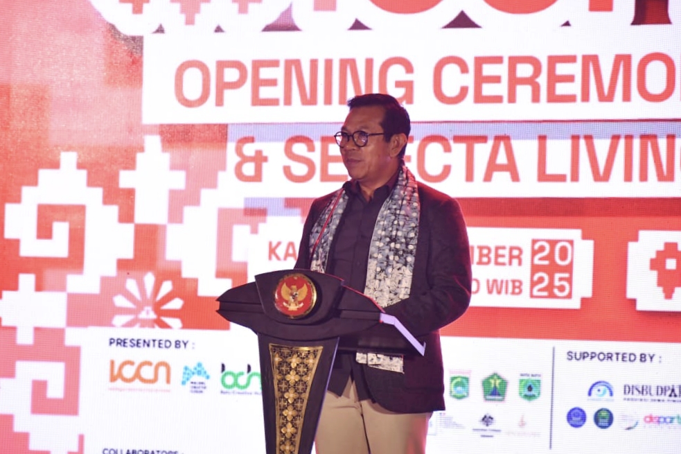 Kota Batu menjadi sorotan nasional setelah resmi membuka gelaran Indonesia Creative Cities Festival (ICCF) 2025 di Taman Rekreasi Selecta, Kamis (6/11/2025) malam.
